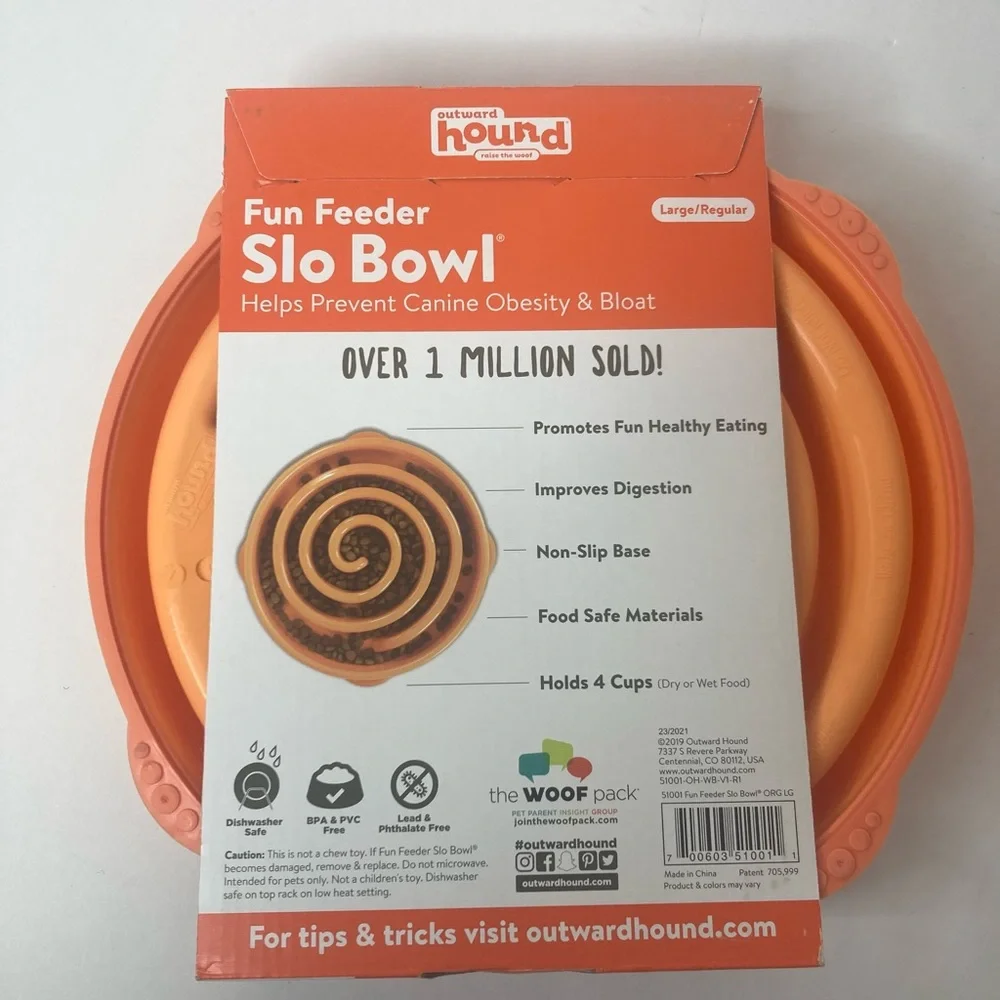 Slo Bowl Fun feeder for dogs Large veterinarian Recommended